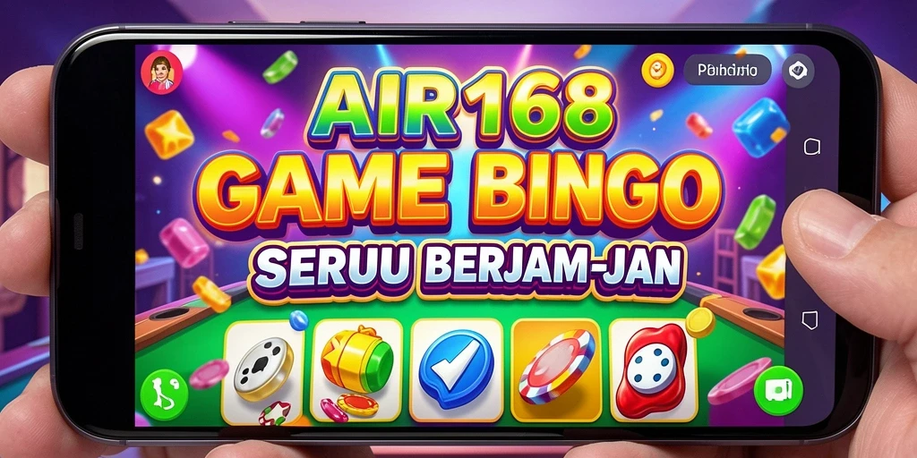 Gameplay seru AIR168 yang menampilkan keseruan bermain Bingo.