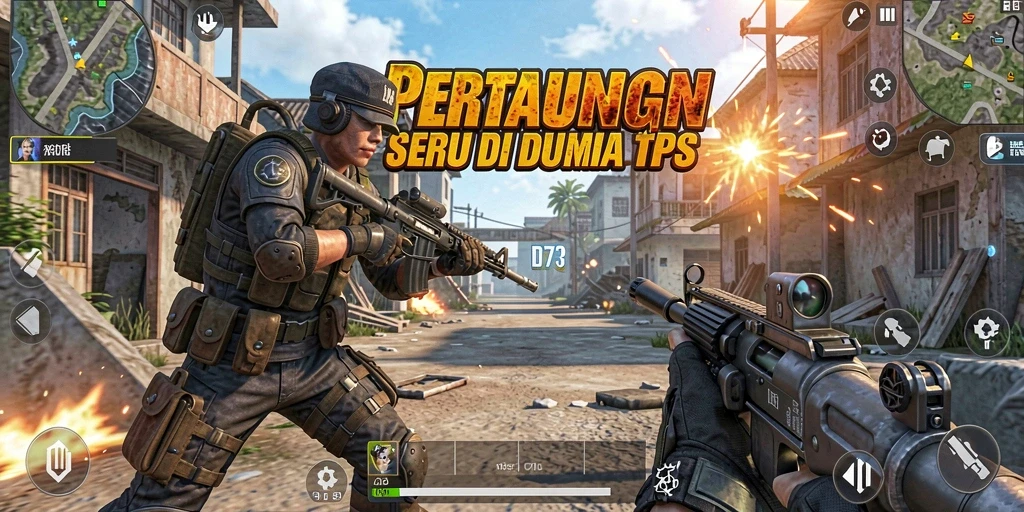 Tampilan penuh aksi dari D73 dalam pertempuran TPS.