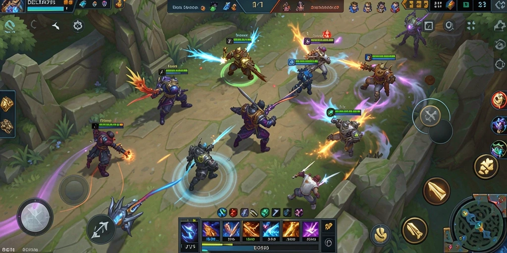 Gameplay seru dan strategis dalam DELTA575.