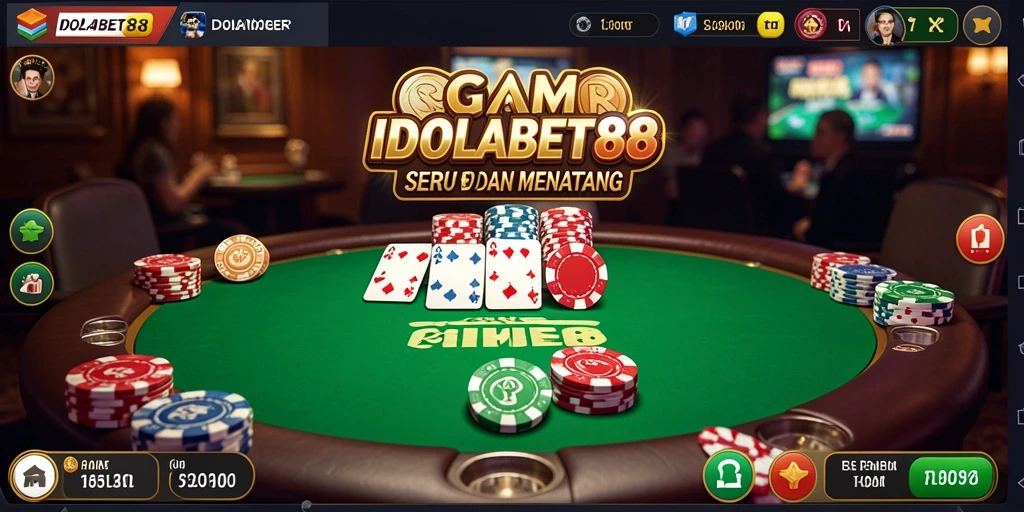 Gameplay seru poker di IDOLABET88 dengan banyak pemain aktif.