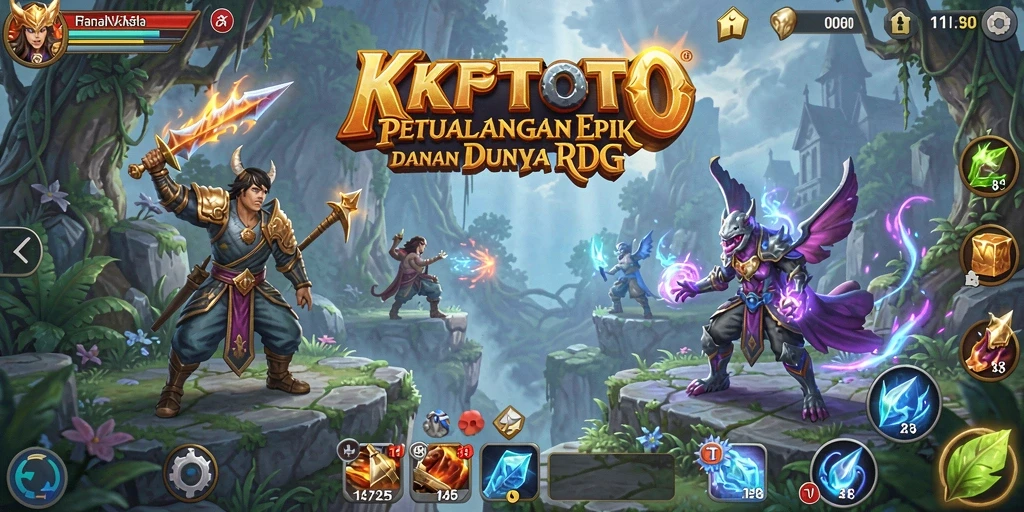 Screenshot gameplay KPKTOTO menampilkan aksi pertarungan seru dan karakter menawan.