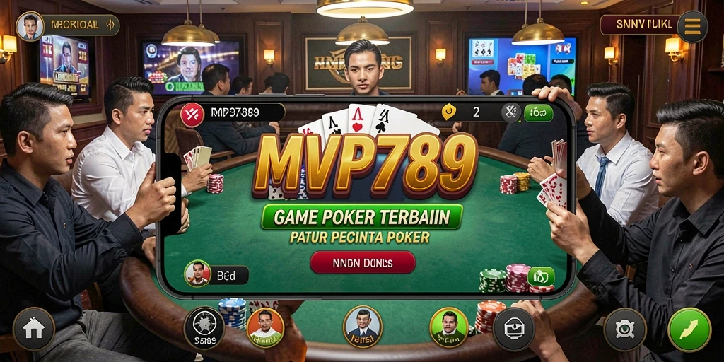 Gameplay Poker seru dan menantang di MVP789.